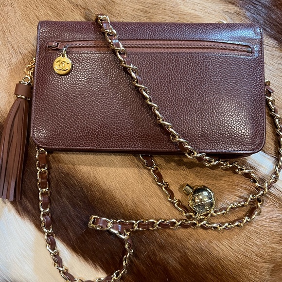 ✅SOLD✅CHANEL 🧡 TIRED OF BLACK❓GORG IN COGNAC🧡Mint 🧡BIG SAVINGS💰💰 - Picture 13 of 17